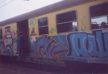 Graffiti Train - Photo by polandtrains