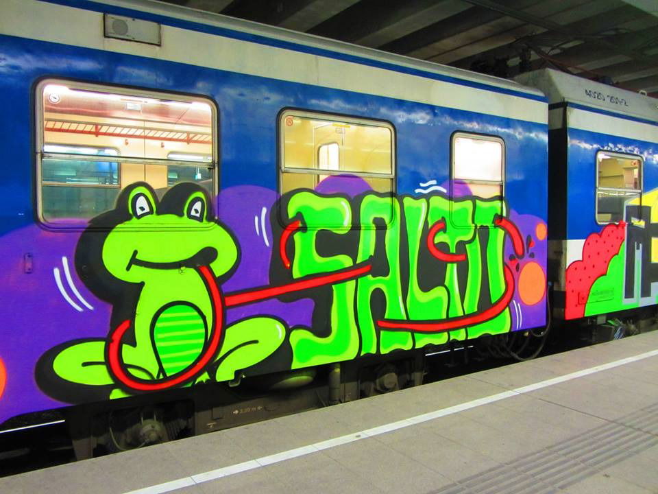 Graffiti Train - Photo by polandtrains
