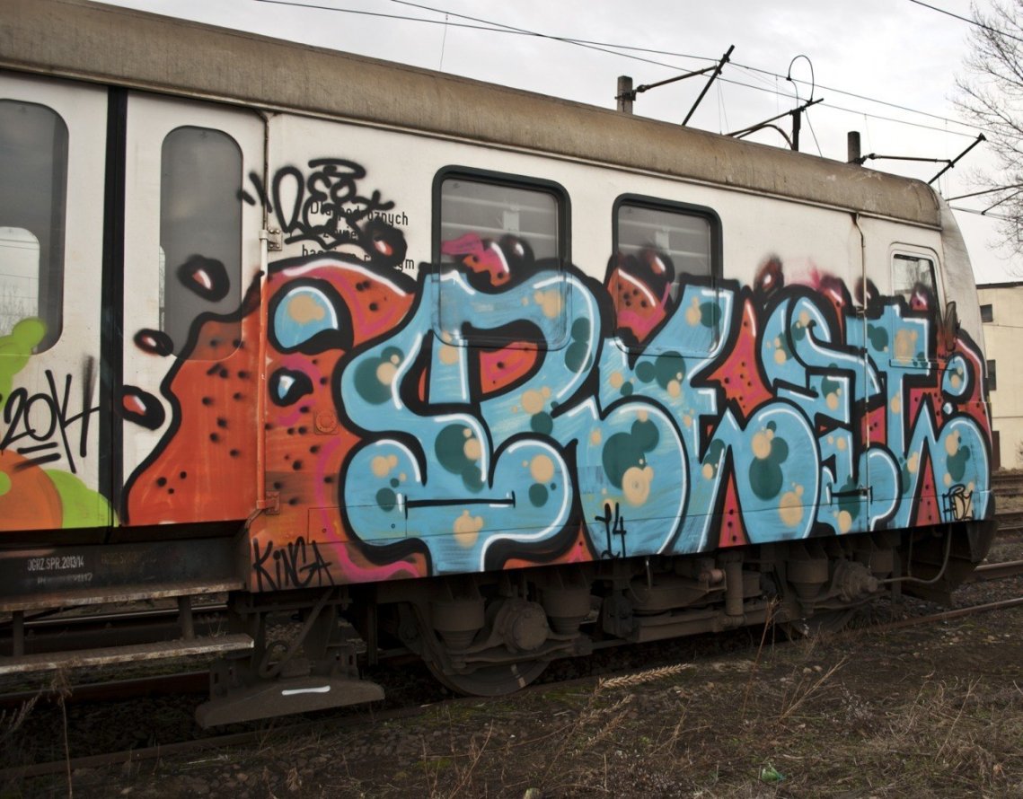 Graffiti Train - Photo by polandtrains