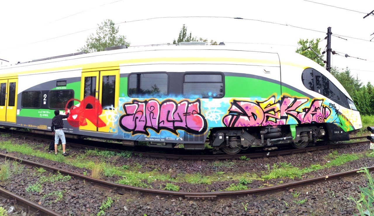 Graffiti Train - Photo by polandtrains