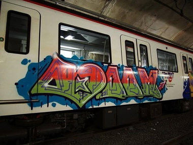 Graffiti Train - Photo by polandtrains