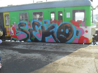 Graffiti Train - Photo by polandtrains