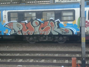 Graffiti Train - Photo by polandtrains