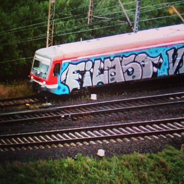 Graffiti Train - Photo by polandtrains