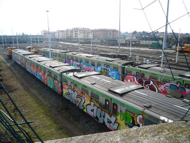 Graffiti Train - Photo by polandtrains