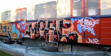 Graffiti Train - Photo by polandtrains