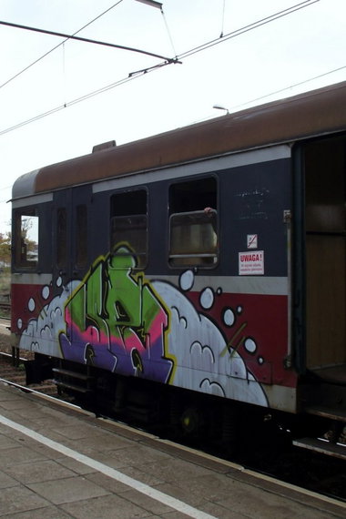 Graffiti Train - Photo by polandtrains