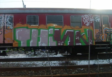 Graffiti Train - Photo by polandtrains
