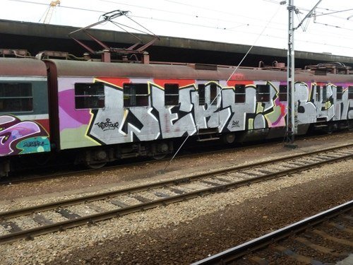 Graffiti Train - Photo by polandtrains