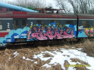 Graffiti Train - Photo by polandtrains