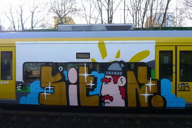 Graffiti Train - Photo by polandtrains