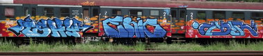 Graffiti Train - Photo by polandtrains