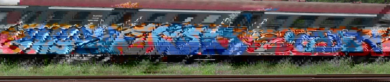 Graffiti Train - Photo by polandtrains