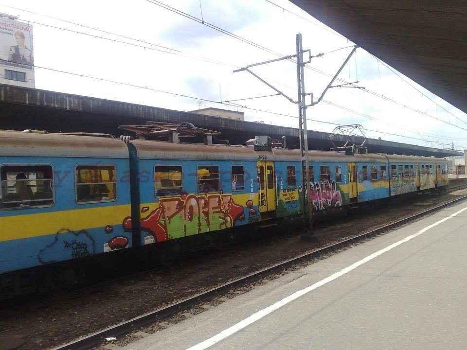 Graffiti Train - Photo by polandtrains