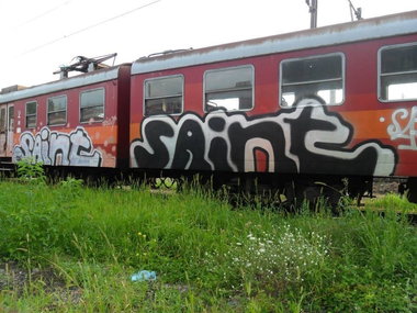 Graffiti Train - Photo by polandtrains