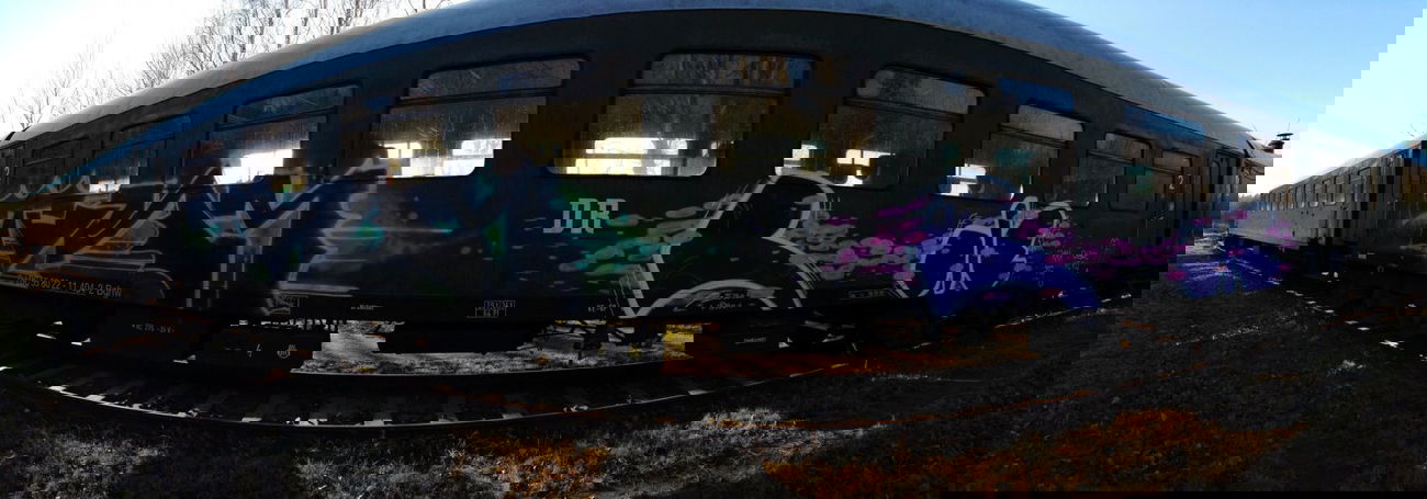 Graffiti Train - Photo by polizeihauptfrau - TURM, ncc, kmh (2014)