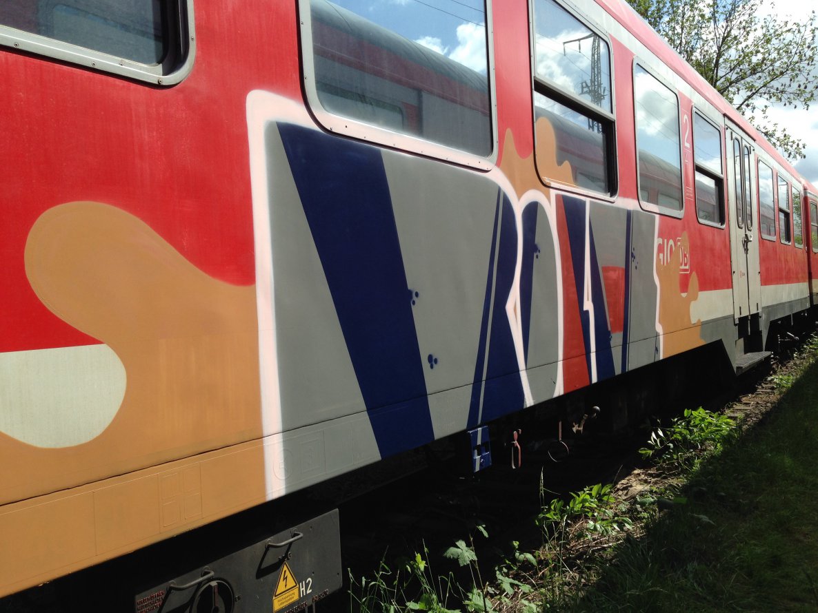 Graffiti Train - Photo by polizeihauptfrau - ROLE (2014)
