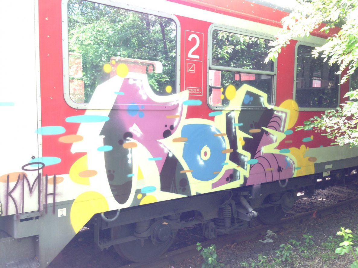 Graffiti Train - Photo by polizeihauptfrau (2014)