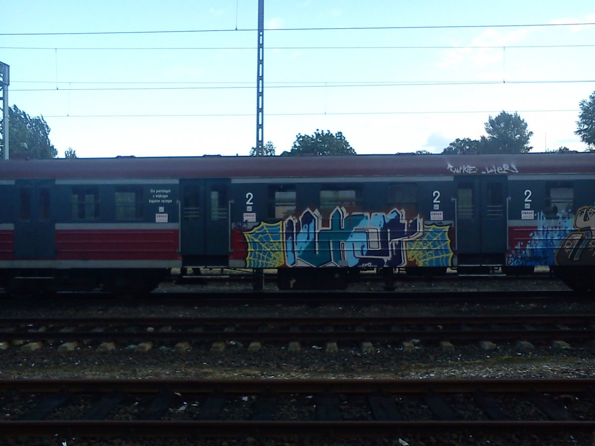 Graffiti Train - Photo by polskiezlote - luter, luterone, luter1