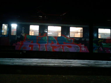 Graffiti Train - Photo by polskiezlote - atrs
