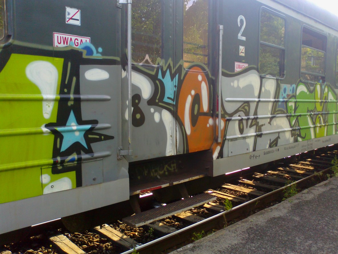 Graffiti Train - Photo by polskiezlote - bcal