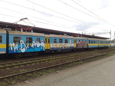 Graffiti Train - Photo by polskiezlote - bonus, rimu