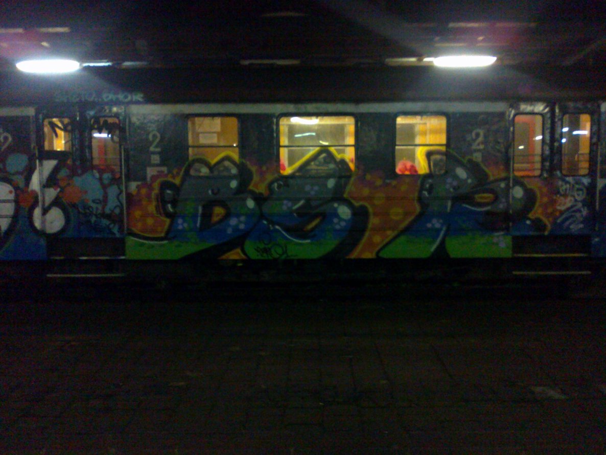 Graffiti Train - Photo by polskiezlote - bsr
