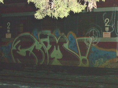 Graffiti Train - Photo by polskiezlote - elim