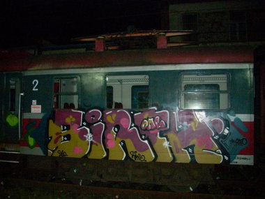 Graffiti Train - Photo by polskiezlote