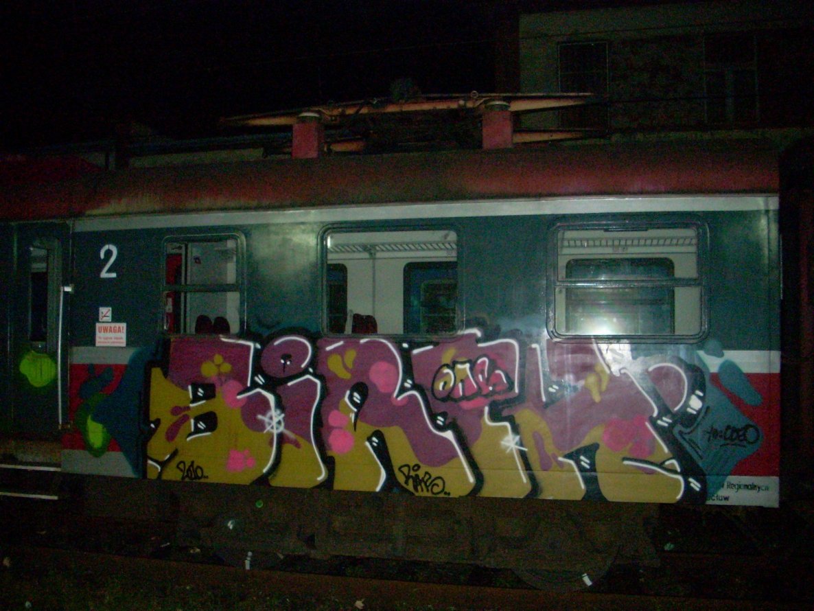 Graffiti Train - Photo by polskiezlote