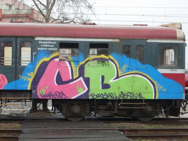 Graffiti Train - Photo by polskiezlote