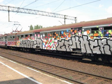 Graffiti Train - Photo by polskiezlote - tcmca, gfhh