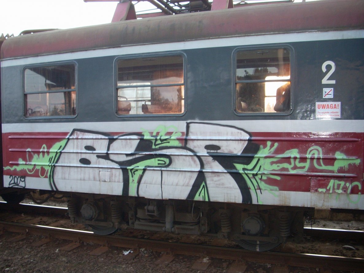 Graffiti Train - Photo by polskiezlote