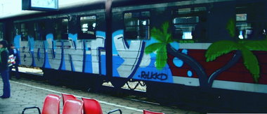 Graffiti Train - Photo by polskiezlote