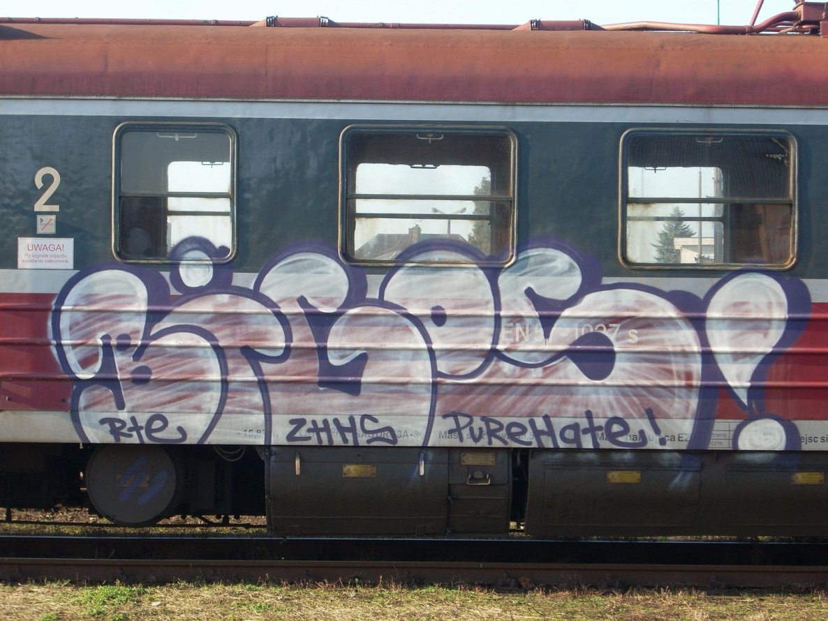Graffiti Train - Photo by polskiezlote