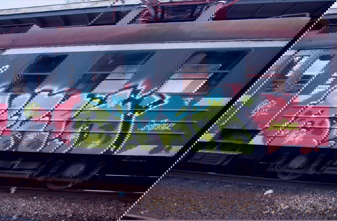 Graffiti Train - Photo by polskiezlote