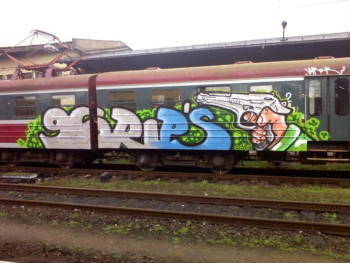 Graffiti Train - Photo by polskiezlote - 96rips