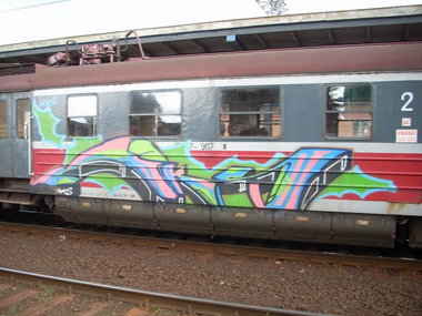 Graffiti Train - Photo by polskiezlote