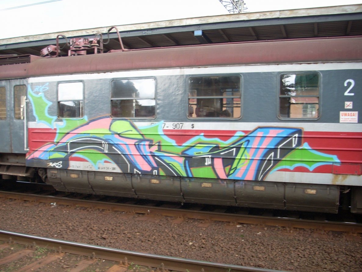 Graffiti Train - Photo by polskiezlote