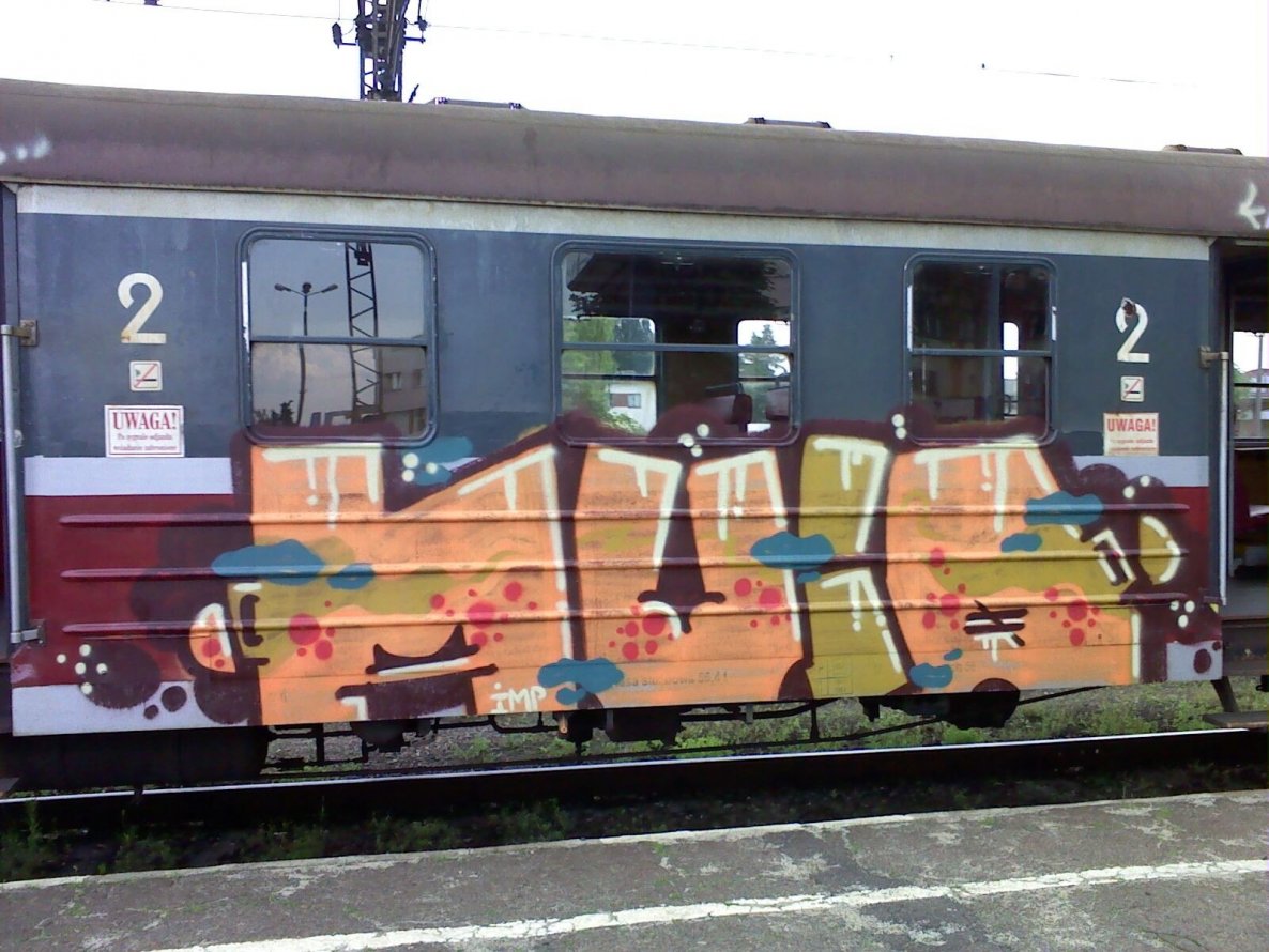 Graffiti Train - Photo by polskiezlote - aviq, thez