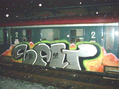 Graffiti Train - Photo by polskiezlote - salt