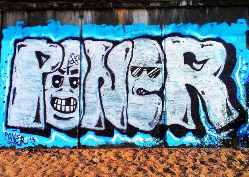 Graffiti Wall in Perm - Photo by poner - poner, hinter, glass (2013)