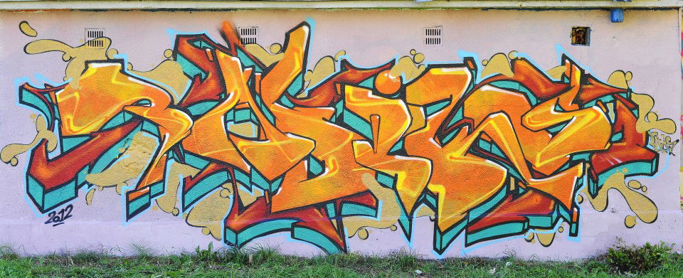 Graffiti Wall in Radom - Photo by potiks - potiks