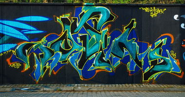 Graffiti Wall in Lublin - Photo by potiks - potiks (2013)