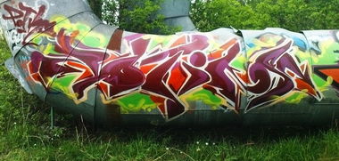 Graffiti Bombing - Photo by potiks