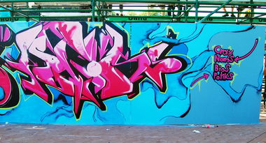 Graffiti Wall in Gda?sk - Photo by potiks