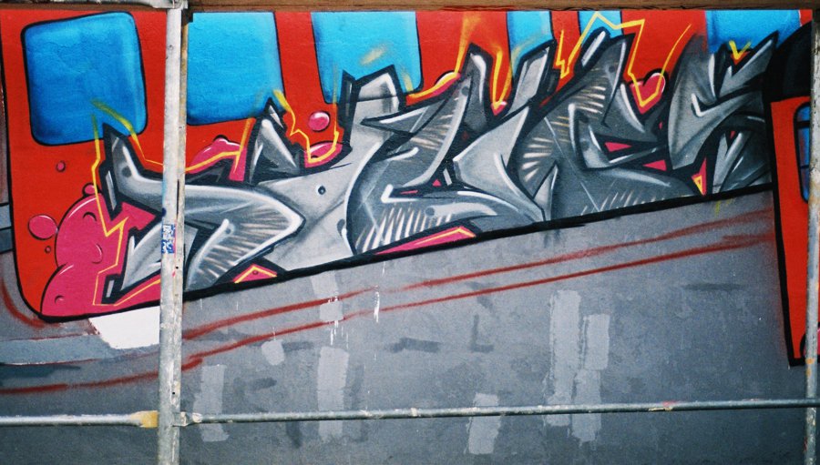 Graffiti Wall in Czarne - Photo by potiks