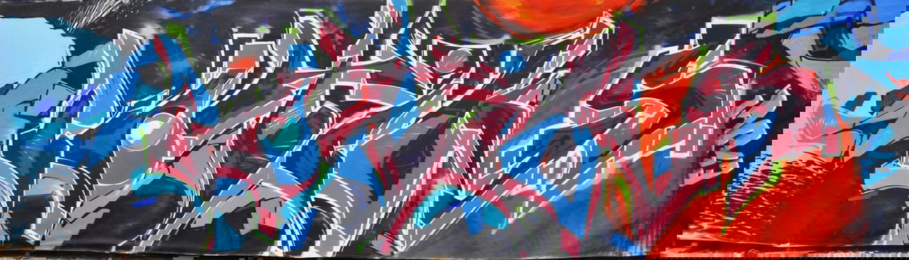 Graffiti Wall in Dubai - Photo by potiks - potiks, dubai, 2014 (2014)