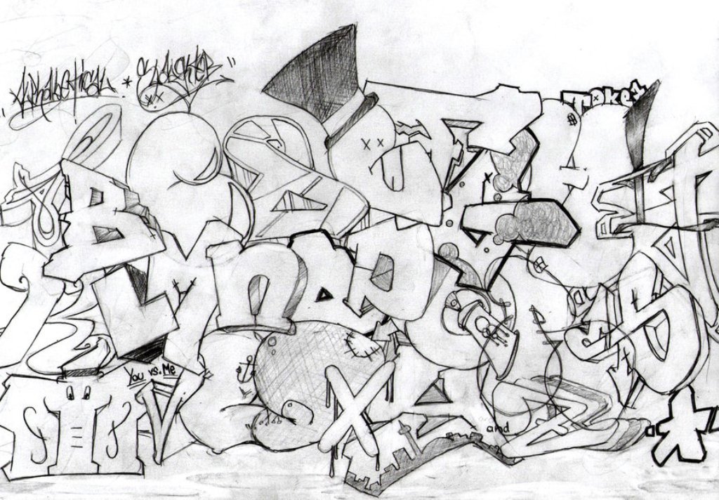Graffiti Sketch - Photo by pretty12
