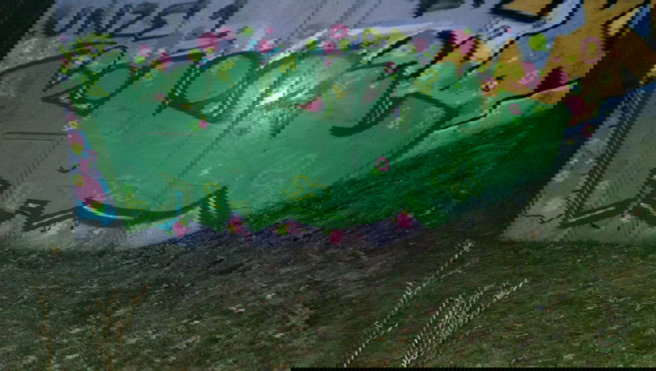 Graffiti Bombing - Photo by pretty_dope - käse, hmg